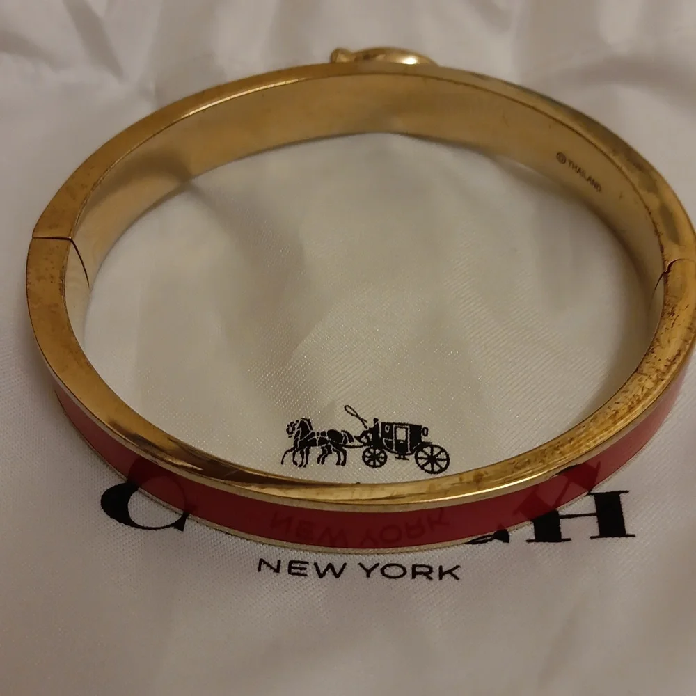 2-for-1 Coach pink & white bracelet - Picture 7 of 8